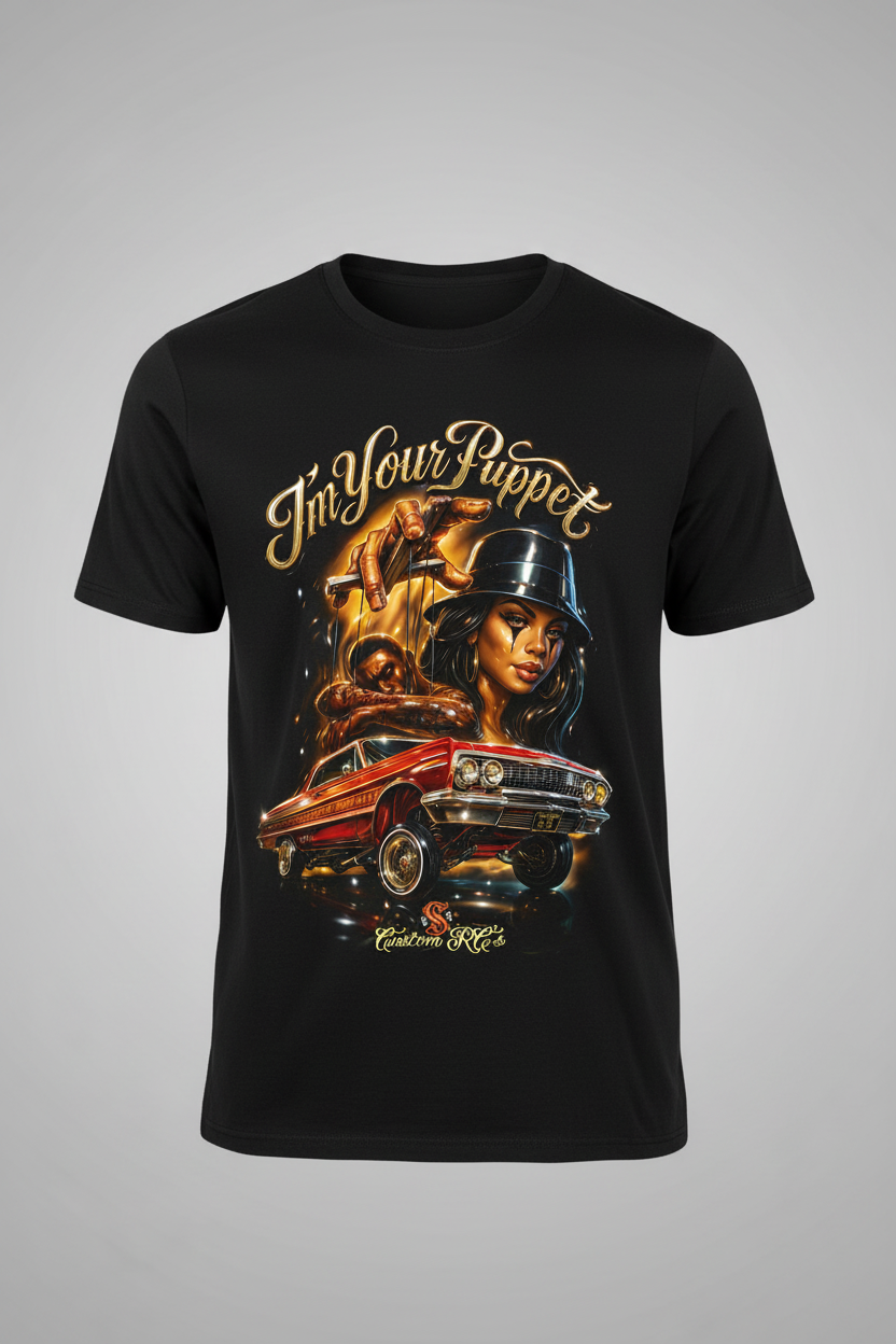 I'm Your Puppet T-Shirt on Faceless Model
