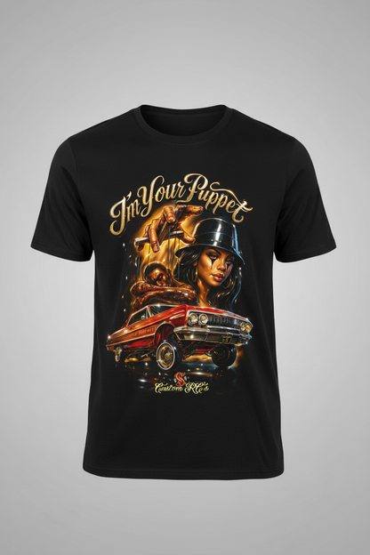 I'm Your Puppet T-Shirt on Faceless Model
